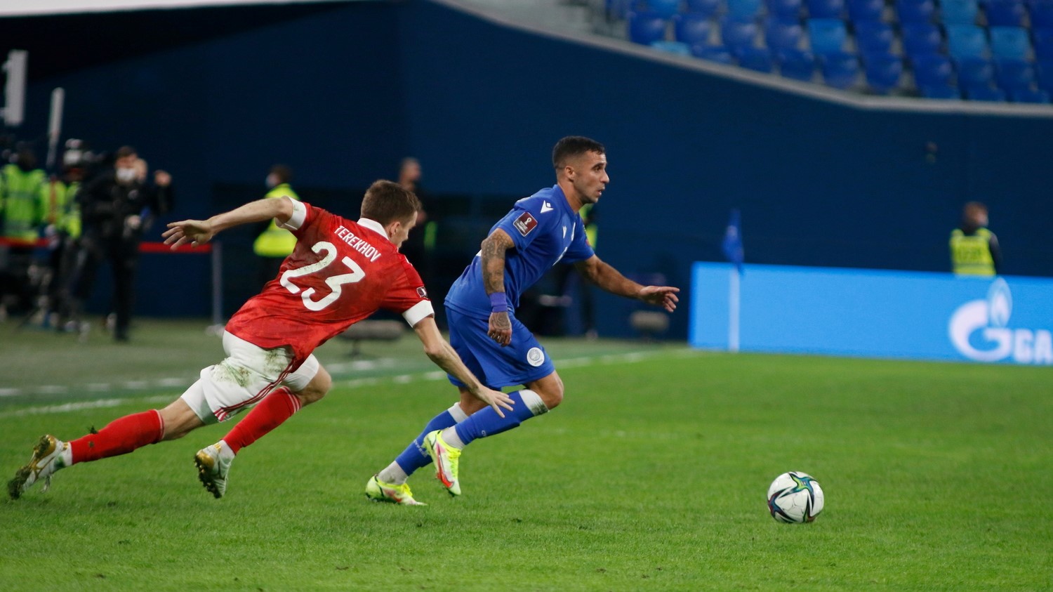 Сергей Терехов принял участие в победном матче России против Кипра